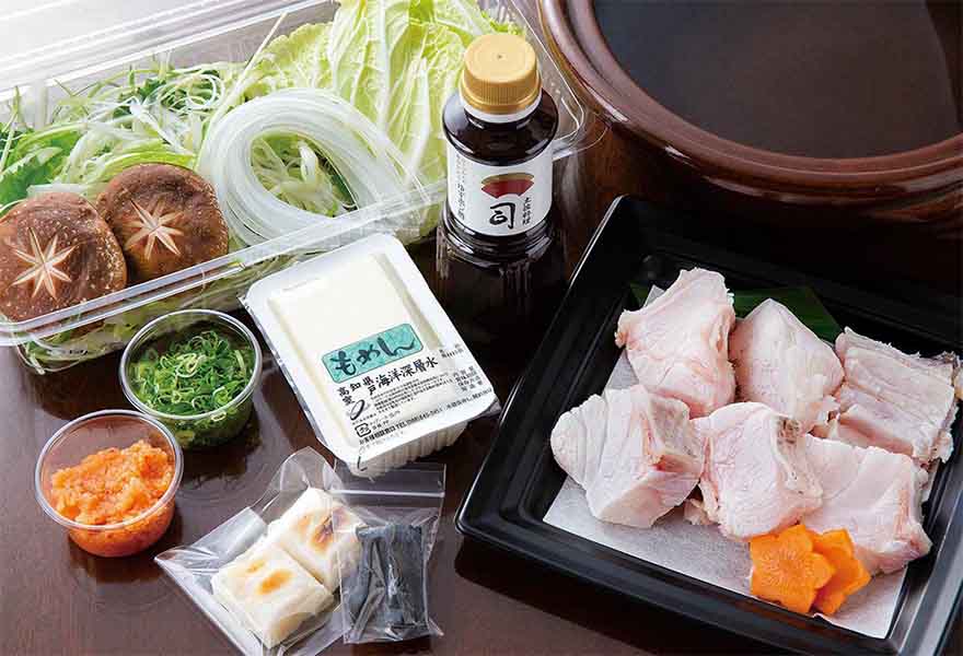 天然クエ鍋セット 2人前 荷姿