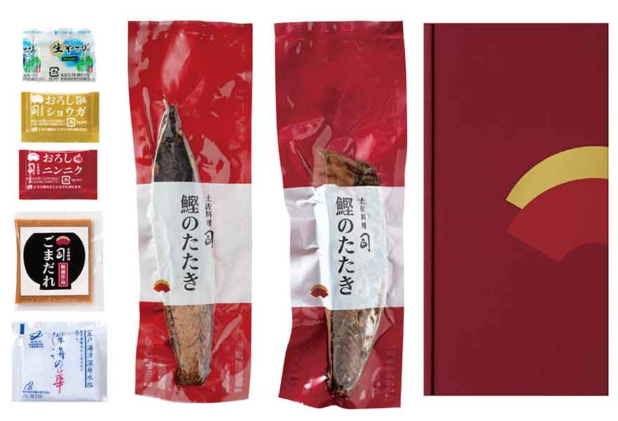 鰹のたたき食べ比べセット 荷姿
