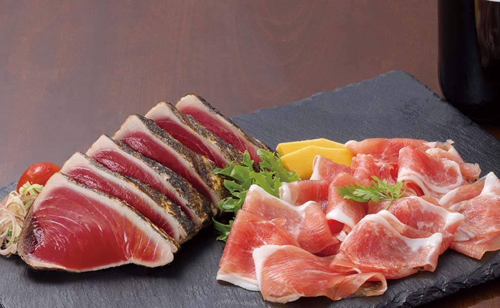 鰹のたたき・四万十ポークセット