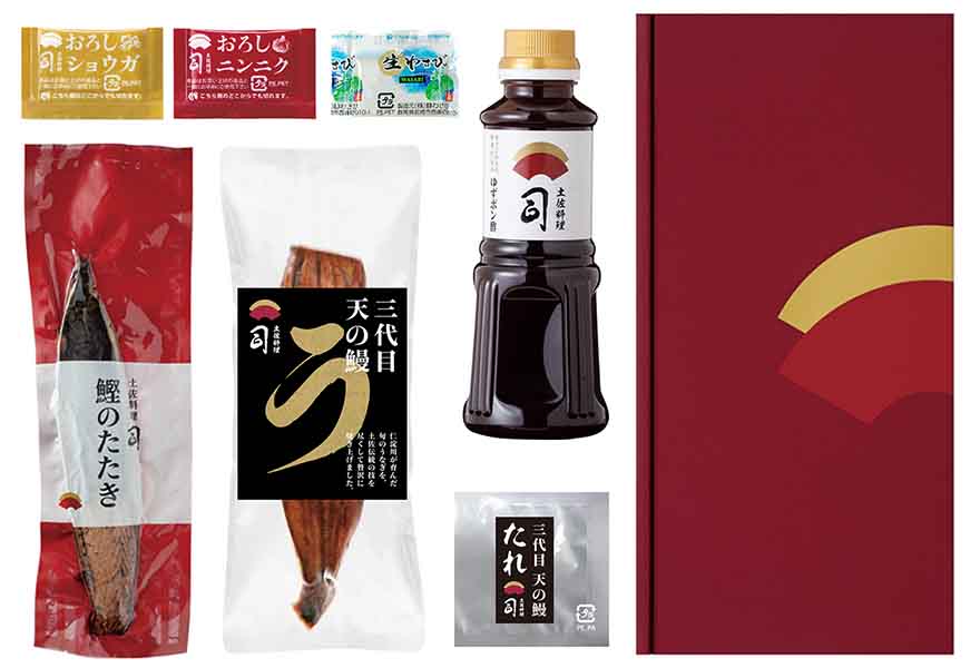 鰹のたたきと三代目 天の鰻セットイメージ