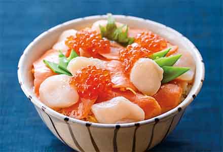 海鮮漬け丼・鰹の塩たたきセット 画像1