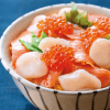 海鮮漬け丼・鰹の塩たたきセット