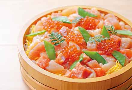 海鮮ばらちらし・鰹の塩たたきセット 画像1