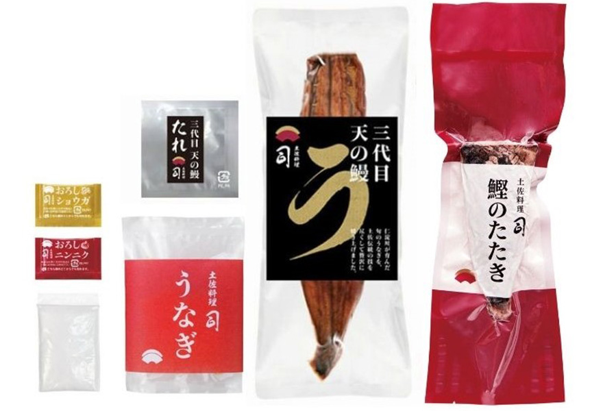 鰹の塩たたき・三代目天の鰻 セット