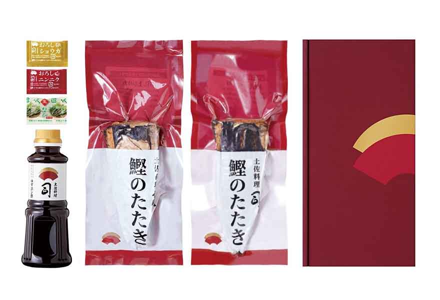 鰹のたたきハーフカット2個セット 荷姿