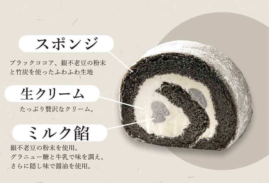 鰹のたたき・城西館 銀不老ロールケーキセット 画像2