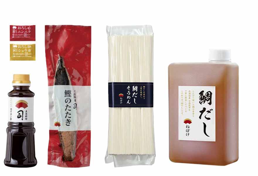 鯛だしそうめんと鰹のたたきセット 2人前 荷姿