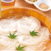 鰹のたたきと鯛だしそうめん 