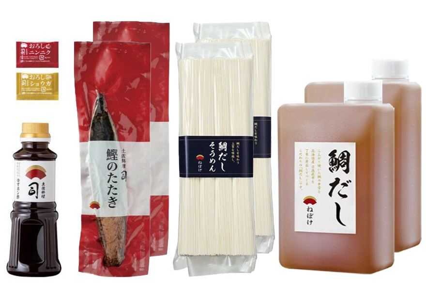 鯛だしそうめんと鰹のたたきセット4人前セット