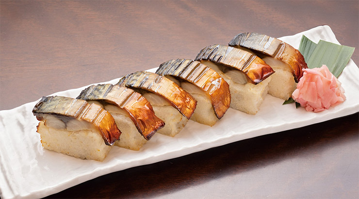 焼きサバ寿司（単品）6貫
