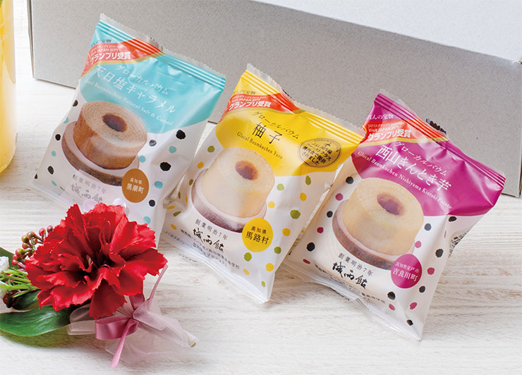 高知の食材を使用したグローカルバウム