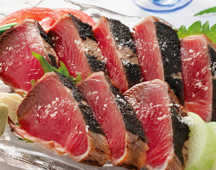 旅サラダで紹介！〕塩たたき2節セット【送料込】 | 土佐料理 司[つかさ]・祢保希[ねぼけ]【公式通販】